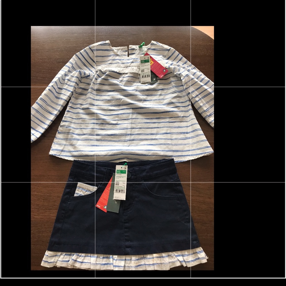 Shirt and skirt